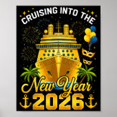 Happy New Year 2026 Cruising Into The New Year 202 Poster (Vorne)