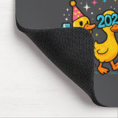 Happy New Year 2026 Cute Duck Party Gift Long Slee Mousepad (Ecke)