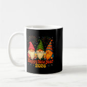Happy New Year 2026 Cute Gnome Party Gift  Kaffeetasse (Links)