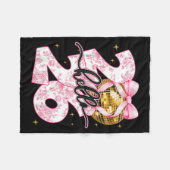 Happy New Year 2026 Disco Ball Bow New Year's Eve  Fleecedecke (Vorderseite (Horizontal))