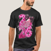 Happy New Year 2026 Disco Ball Bow New Year's Eve  T-Shirt (Vorderseite)