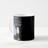 Happy New Year 2026 Disco Ball Celebration  Kaffeetasse (Vorderseite Links)
