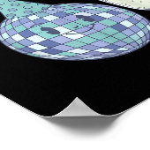 Happy New Year 2026 Disco Ball Celebration  Poster (Ecke)