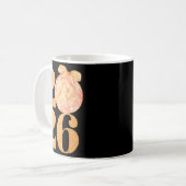 Happy New Year 2026 Disco Ball Coquette Bow New Ye Kaffeetasse (Vorderseite Links)