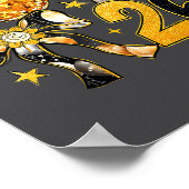 Happy New Year 2026 Disco Ball Coquette Bow New Ye Poster (Ecke)