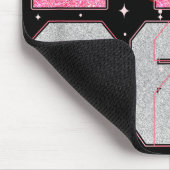 Happy New Year 2026 Disco Ball Nk Coquette Bow Fam Mousepad (Ecke)