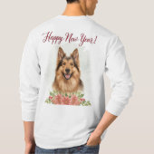 Happy New Year 2026 Dog Long Sleeve Shirt (Rückseite)