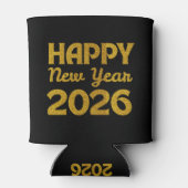 Happy New Year 2026 Dosenkühler (Rückseite)