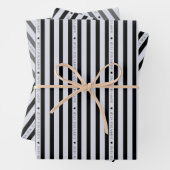 Happy New Year 2026 Elegant Wrapping Geschenkpapier Set (Beispiel)