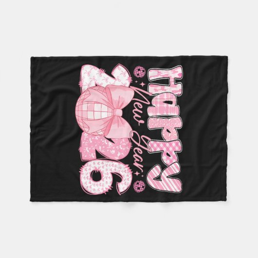 Happy New Year 2026 Eve Party Family Matching Men Fleecedecke (Vorderseite (Horizontal))