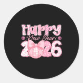 Happy New Year 2026 Eve Party Family Matching Men Runder Aufkleber (Vorderseite)