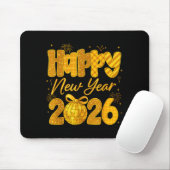 Happy New Year 2026 Eve Party Gold Family Matching Mousepad (Mit Mouse)