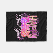 Happy New Year 2026 Family Celebration New Years E Fleecedecke (Vorderseite (Horizontal))