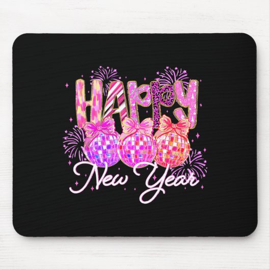 Happy New Year 2026 Family Celebration New Years E Mousepad (Vorne)