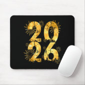 Happy New Year 2026 Family Celebration New Years E Mousepad (Mit Mouse)