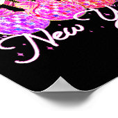 Happy New Year 2026 Family Celebration New Years E Poster (Ecke)