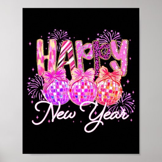Happy New Year 2026 Family Celebration New Years E Poster (Vorne)