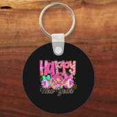 Happy New Year 2026 Family Celebration New Years E Schlüsselanhänger (Vorderseite)