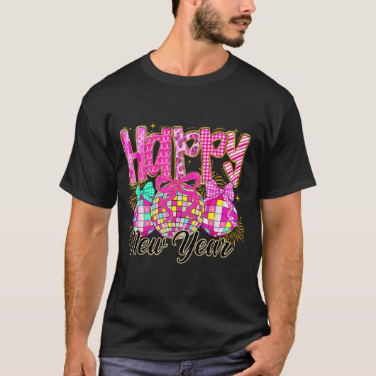 Happy New Year 2026 Family Celebration New Years E T-Shirt (Vorderseite)