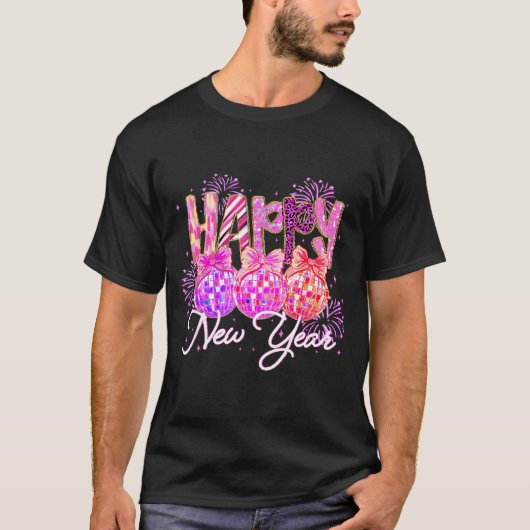 Happy New Year 2026 Family Celebration New Years E T-Shirt (Vorderseite)