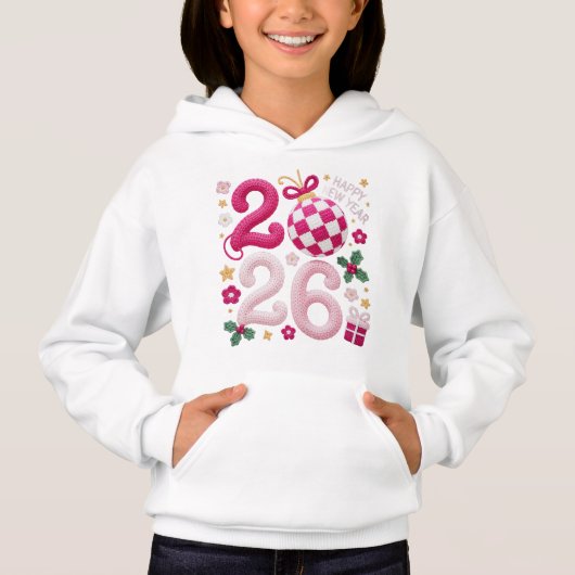 Happy New Year 2026 Family Matching Collection Hoodie (Vorderseite)