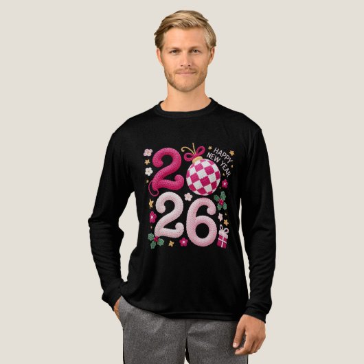 Happy New Year 2026 Family Matching Collection Tri-Blend Shirt (Volle Vorderseite)