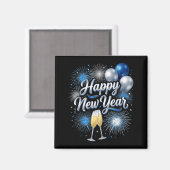Happy New Year 2026 Family Matching New Year Eve P Magnet (Vorderseite/Rückseite)