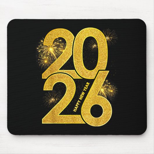 Happy New Year 2026 Firework Family Matching Men W Mousepad (Vorne)
