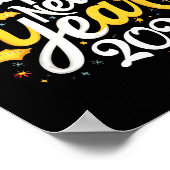 Happy New Year 2026 Fireworks Party Graphic Men Wo Poster (Ecke)