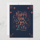 Happy new year 2026 Flat Card (Vorderseite)