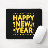 Happy New Year 2026 For Women Boys Men Kids New Ye Mousepad (Mit Mouse)