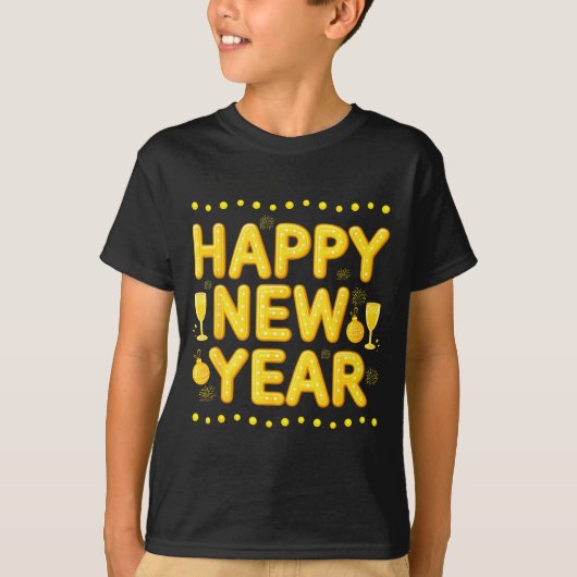 Happy New Year 2026 For Women Boys Men Kids New Ye T-Shirt (Vorderseite)