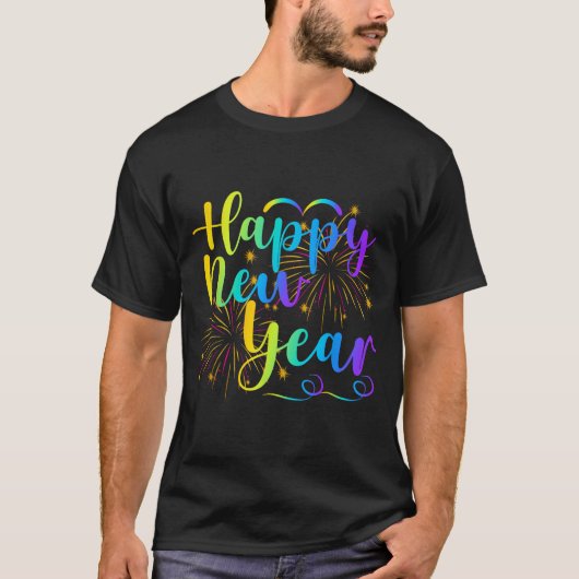 Happy New Year 2026 Funny Family Friend New Year E T-Shirt (Vorderseite)