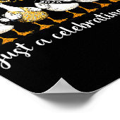 Happy New Year 2026 Funny Just A Celebrating Goose Poster (Ecke)