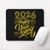 Happy New Year 2026 Funny New Years Eve Party Men  Mousepad (Mit Mouse)