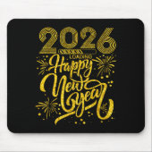 Happy New Year 2026 Funny New Years Eve Party Men  Mousepad (Vorne)