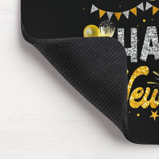 Happy New Year 2026 Funny New Years Eve Party Men  Mousepad (Ecke)