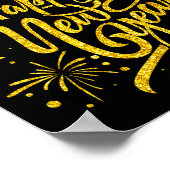 Happy New Year 2026 Funny New Years Eve Party Men  Poster (Ecke)