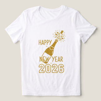 Happy New Year 2026 Glitter Sweatshirts for Women