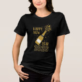 Happy New Year 2026 Glitter Tee for Women (Vorderseite)