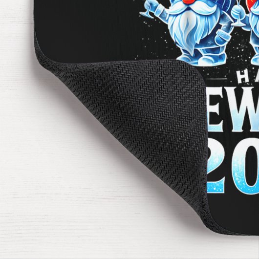Happy New Year 2026 Gnomes Family Party New Years Mousepad (Ecke)