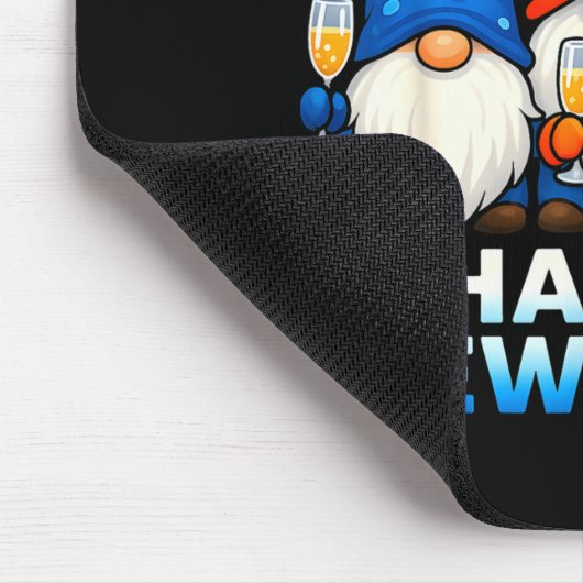 Happy New Year 2026 Gnomes Matching Family New Yea Mousepad (Ecke)