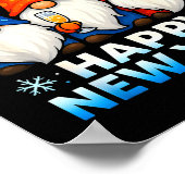 Happy New Year 2026 Gnomes Matching Family New Yea Poster (Ecke)