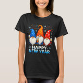 Happy New Year 2026 Gnomes Matching Family New Yea T-Shirt (Vorderseite)