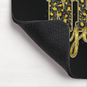 Happy New Year 2026 Gold Leopard Countdown Party F Mousepad (Ecke)