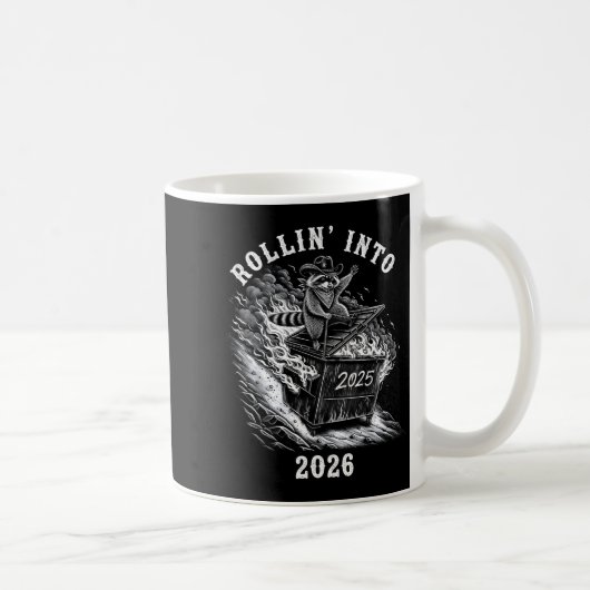 Happy New Year 2026 Goodbye 2025 Hello 2026 Family Kaffeetasse (Rechts)