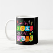 Happy New Year 2026 Goodbye 2025 Hello 2026 Kaffeetasse (Links)