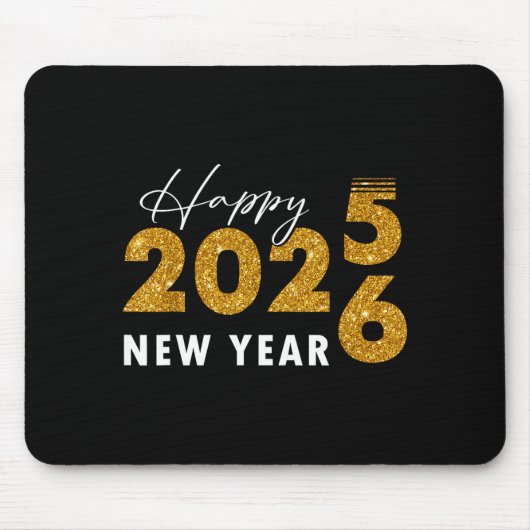 Happy New Year 2026 Goodbye 2025 Hello 2026  Mousepad (Vorne)