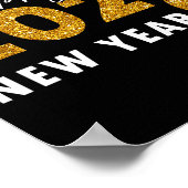 Happy New Year 2026 Goodbye 2025 Hello 2026 Poster (Ecke)