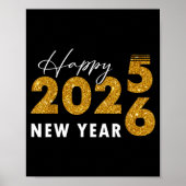 Happy New Year 2026 Goodbye 2025 Hello 2026  Poster (Vorne)